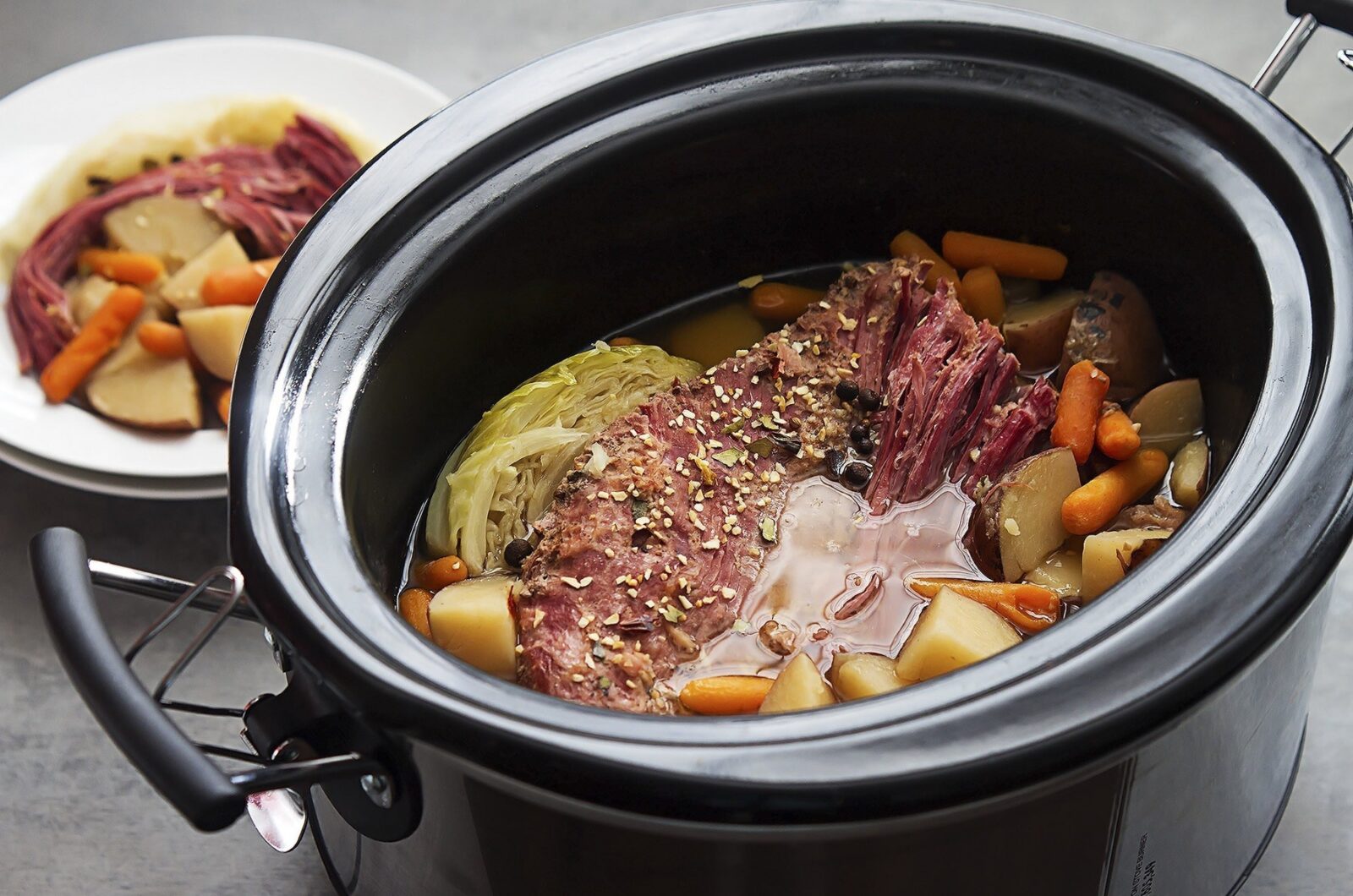 Crockpot Corned Beef and Cabbage