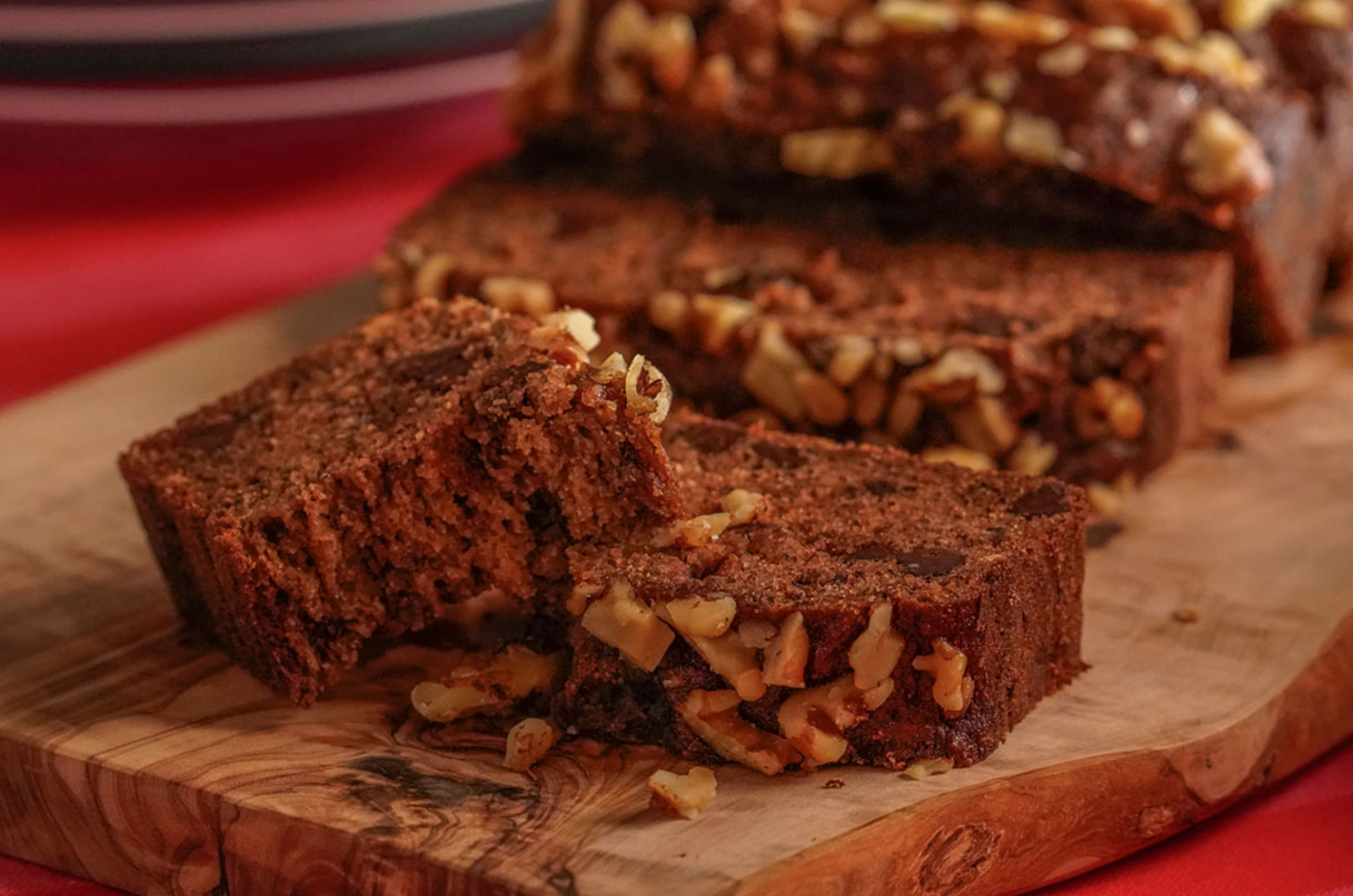 Walnut Chocolate Chip Banana Bread